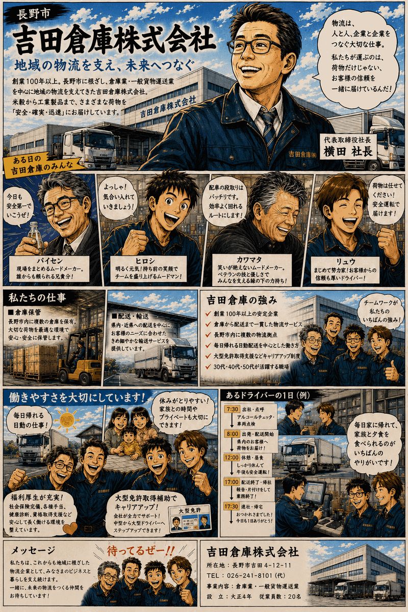 吉田倉庫株式会社PR画像